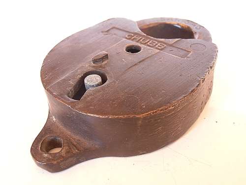 Vintage SAR/SAS Chubb lock with key, working, shipping will only be charged once!