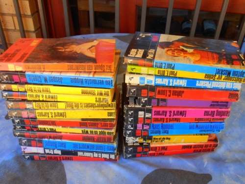 24 Klub 707 novels, hard cover, 1970's, Ian Fleming etc