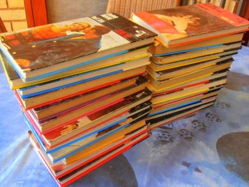 24 Klub 707 novels, hard cover, 1970's, Ian Fleming etc