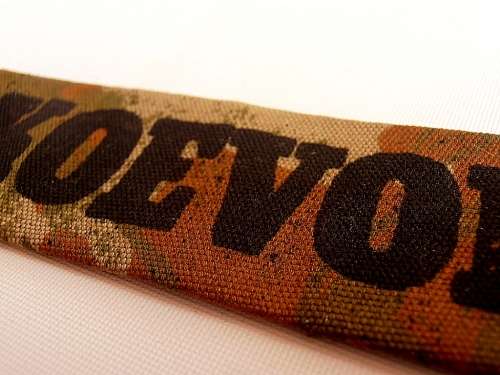 Large SAP Koevoet logo, cloth. Shipping will only be charged once!