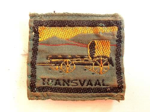 Vintage Transvaal Boy Scouts cloth badge, shipping will only be charged once!