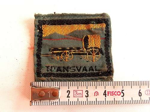 Vintage Transvaal Boy Scouts cloth badge, shipping will only be charged once!