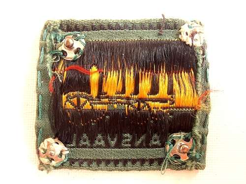 Vintage Transvaal Boy Scouts cloth badge, shipping will only be charged once!