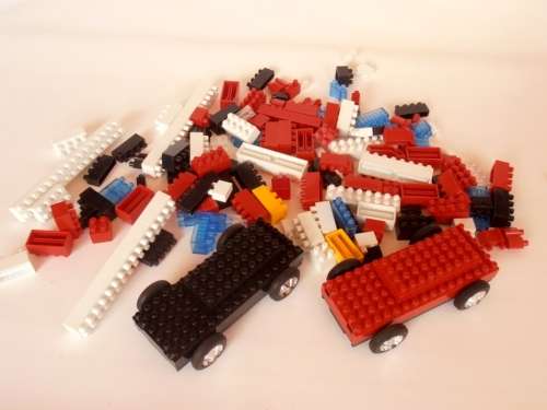 Vintage Kawada Designacar loc bloc set w. box + instructions, Shipping will only be charged once!