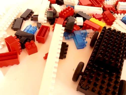 Vintage Kawada Designacar loc bloc set w. box + instructions, Shipping will only be charged once!