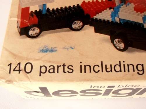 Vintage Kawada Designacar loc bloc set w. box + instructions, Shipping will only be charged once!