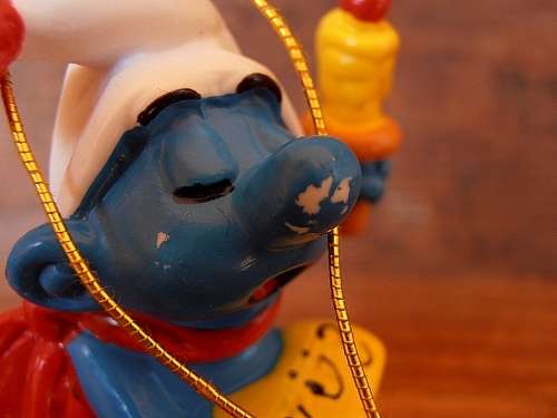 51905 Christmas Carols Christmas Smurf, Vintage Smurfs figure, Shipping will only be charged once!