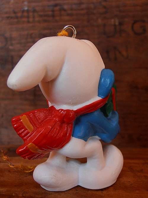 51902 Smurf with Present Christmas Smurf, Vintage Smurfs figure, Shipping will only be charged once!