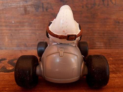 40256 Silver Racing Car Smurf, Excellent, Vintage Smurfs figure, Shipping will only be charged once!