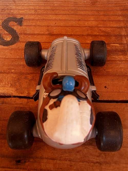 40256 Silver Racing Car Smurf, Excellent, Vintage Smurfs figure, Shipping will only be charged once!