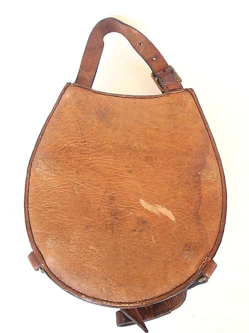 Vintage military B.H.G. 1926 leather carrying case, maker Barrow, Hepburn & Gale Ltd London, marked