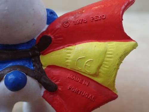20036 Hangglider Smurf, vintage Smurfs figure. Shipping will only be charged once!