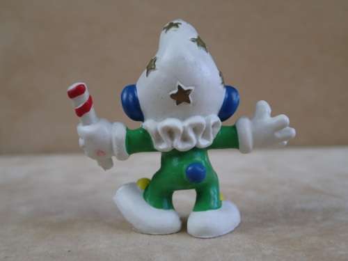 20090 Jester Smurf, vintage Smurfs figure. Shipping will only be charged once!