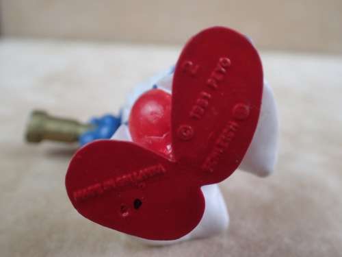 20141 Captain Smurf, vintage Smurfs figure. Shipping will only be charged once!