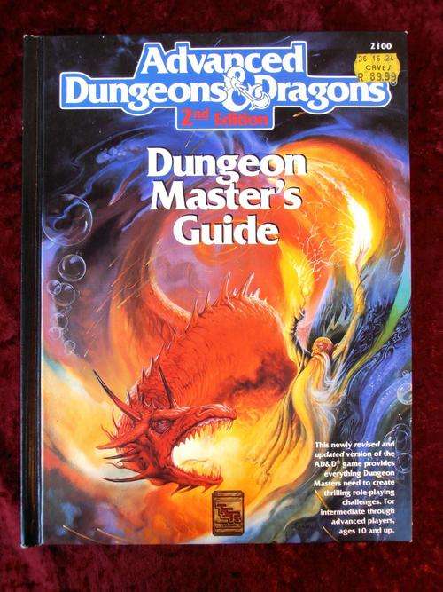 Vintage Dungeons and Dragons Dungeon Master's Guide, nice condition! WENDYHOUSE-MANIA!