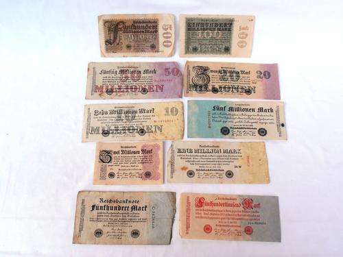Weimar Republic/Germany Reichsbanknote, German Mark, inflation money, 1922/23, WENDYHOUSE-MANIA!