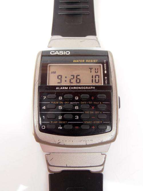 Vintage 1984 digital CASIO CA-56 Alarm Chronograph, FREE SHIPPING!