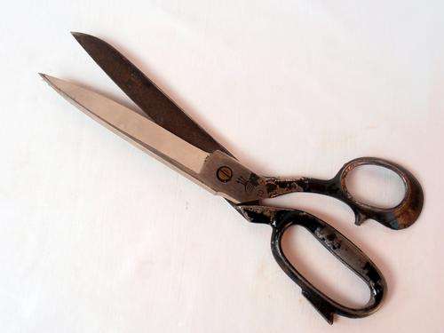 Large vintage tailor's scissors, Carl Schlieper, Solingen, Germany! WENDYHOUSE-MANIA!