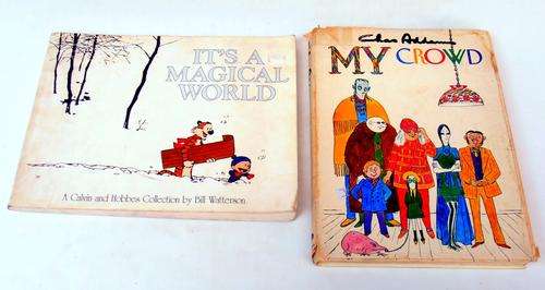 Two Comics, Calvin and Hobbes, My Crowd, winning bid takes the lot! WENDYHOUSE-MANIA!