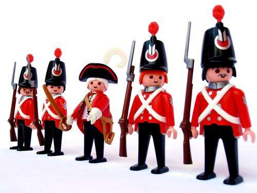 5 Vintage Playmobil English Soldiers! WENDYHOUSE-MANIA!