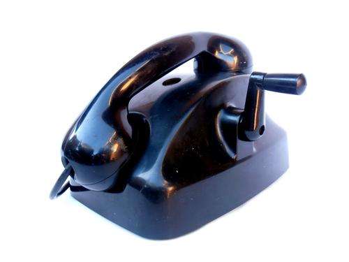 Vintage Siemens South Africa bakelite crank telephone, COLLECTO-MANIA!