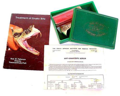 Vintage Snake Bite Kit, South African Defence Force, SA Weermag, SADF, SA Army