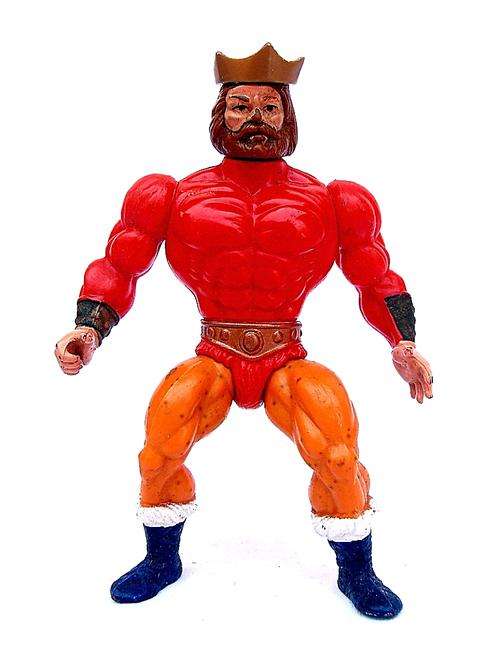 KING RANDOR, original vintage 1987 Masters of the Universe figure, MOTU