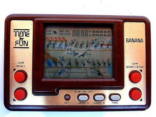 TIME & FUN BANANA handheld 1981, like Nintendo Game & Watch, FREE SHIPPING!