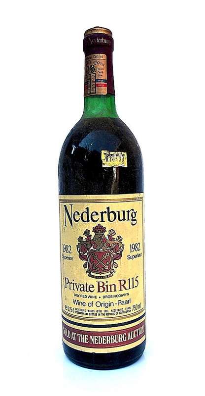 1982 NEDERBURG Private Bin R115