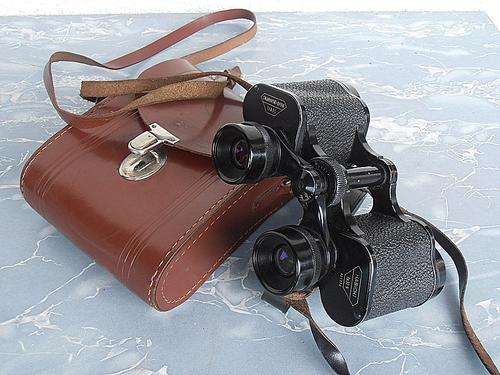 SWAROVSKI HABICHT 8 x 30 binoculars with leather case