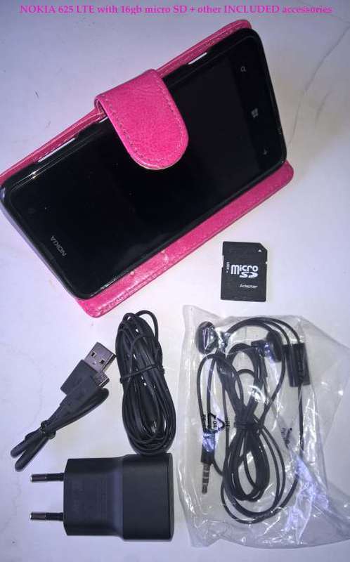 NOKIA LUMIA 625 LTE + R300 ACCESSORIES IDEAL PHONE FOR LADIES- BARGAIN