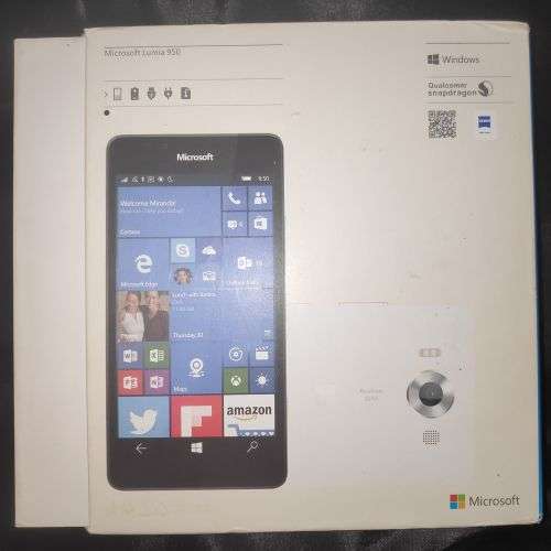 Original AT&T Ver. Nokia Microsoft Lumia 950 RM-1105 4G LTE Snapdragon 808 3+32GB mem +  accessories