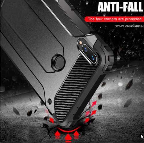Luxury Armor Shockproof Soft Cover Back Case + Leather Flip Cover Wallet for Xiaomi Pocophone F1