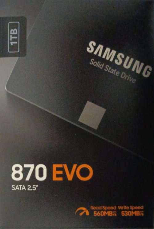 SAMSUNG 870 EVO SATA III SSD 1TB 2.5 Internal Solid State Hard Drive, Upgrade PC or Laptop Memory