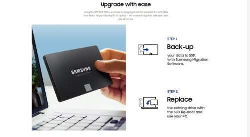 SAMSUNG 870 EVO SATA III SSD 1TB 2.5 Internal Solid State Hard Drive, Upgrade PC or Laptop Memory