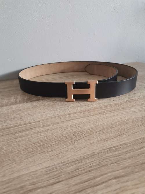 Black Hermes Belt