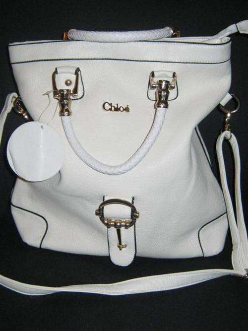 Stunning White Large Cloe handbag
