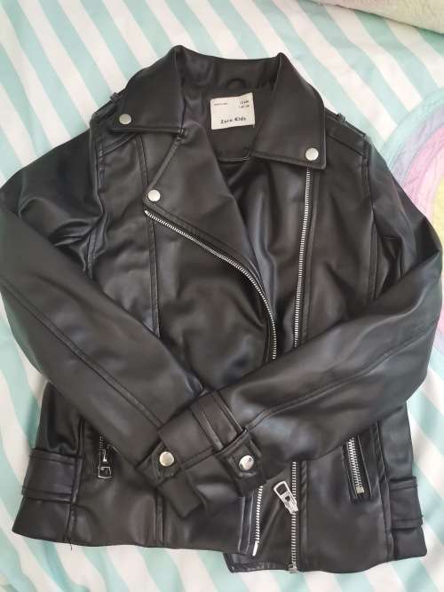 Zara faux leather girls jacket. Free shipping!