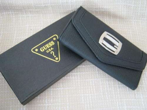 Guess ladies wallet - Jet black and diamante BOXED