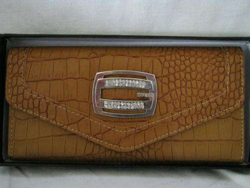 Guess ladies purse - Tan and diamante- Boxed