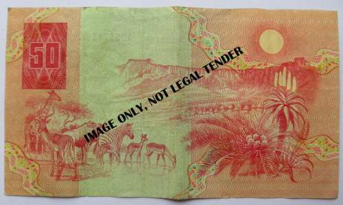 South Africa  Fifty rand AB series