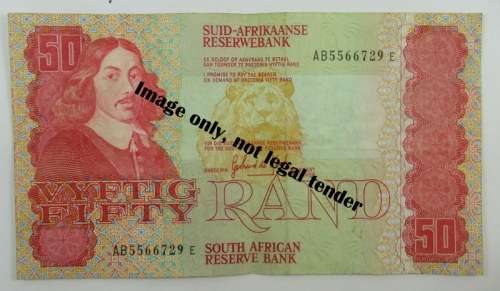 South Africa, Fifty Rand AB series