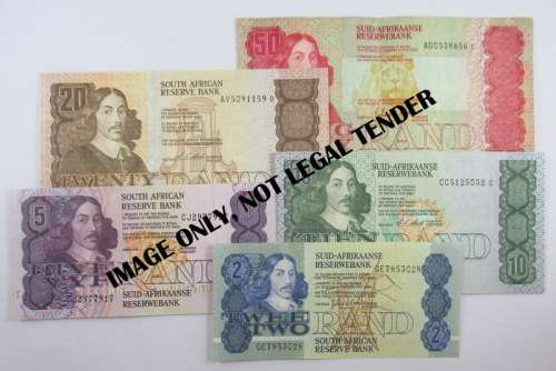 South Africa, Assortment of Notes