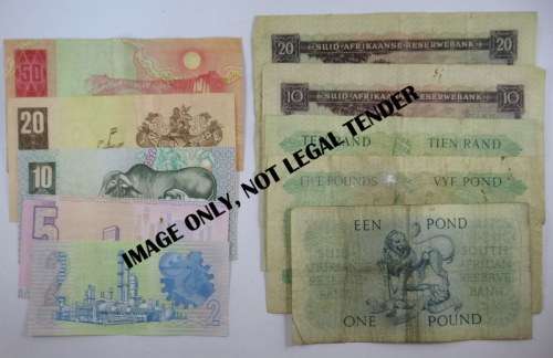 South Africa, Assortment of Notes