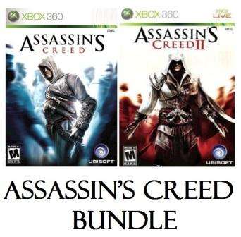 ASSASSINS CREED I & II : XBOX360 Original games