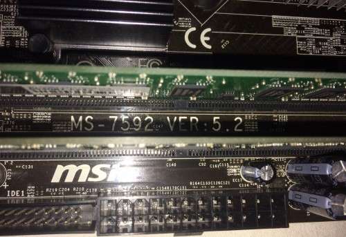 Msi G41M-P26 Motherboard Bundle Cpu 4GB Ram Including Backplate