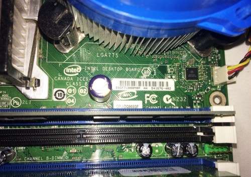 Intel Socket 775 Motherboard Bundle With Core2 2.13GHZ CPU Processor