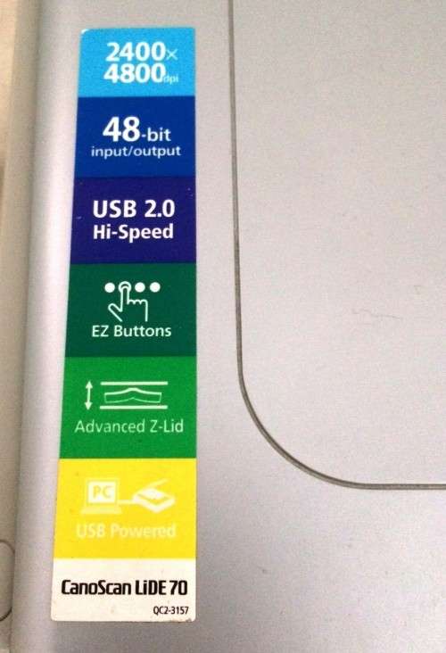 Canon Canoscan Lide70 Scanner