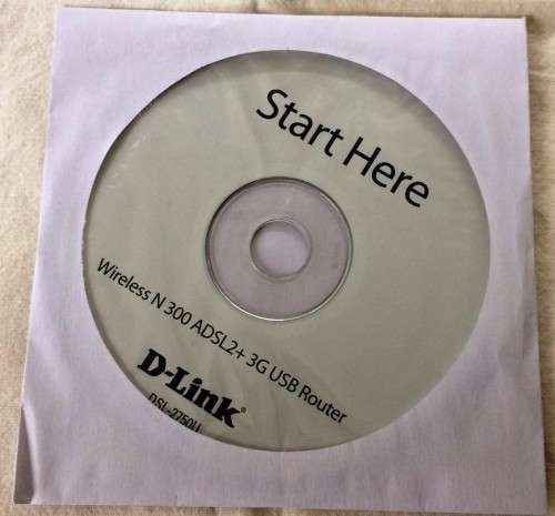 D-Link Wireless N300 ADSL2+3G USB Modem Router Like New Bargain! Model DSL-2750U