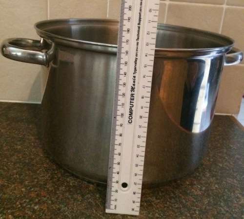 3 in 1 At Home Stainless Steel Multipurpose Stock Pot & Steamer with basket & lid Bargain!